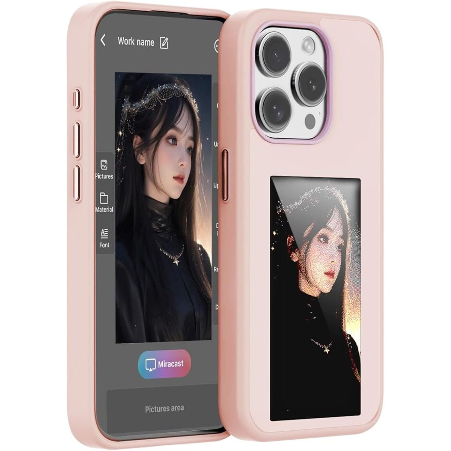 🥇【6月売上No.1!今月の感動ベストセラー】 Yoriva™ 想いを映すプロジェクションスマホケース